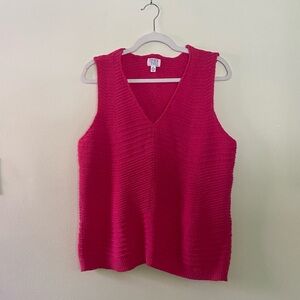 Time & Tru Sweater Tank Top